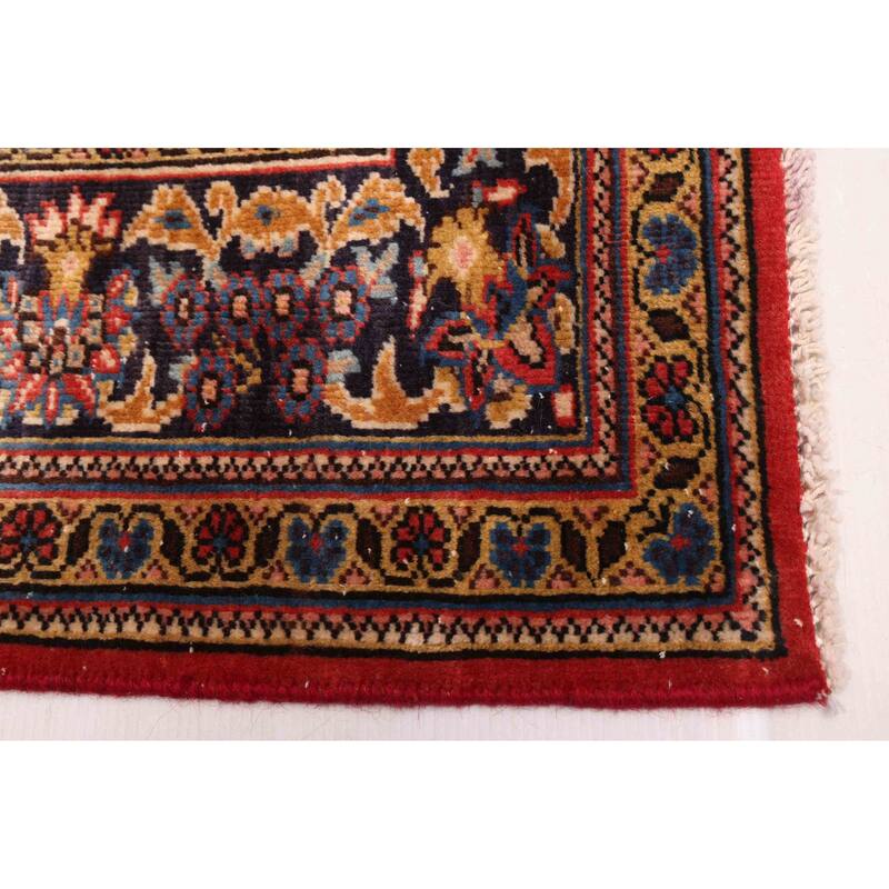 ECARPETGALLERY Hand-knotted Antalya Vintage Dark Copper Wool Rug - 5'7 x 7'1