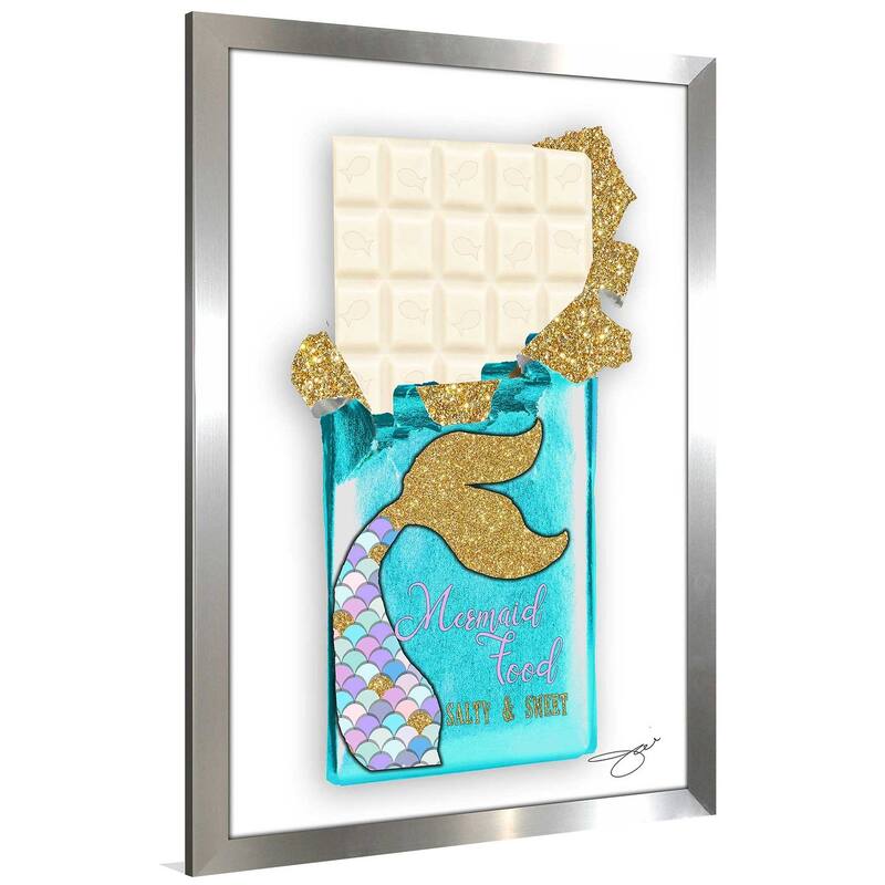 "Mermaid Chocolate Salty & Sweet 1" by Jodi Print on Acrylic