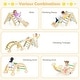 preview thumbnail 2 of 5, 3-in-1 Kids Climber Set Toddler Play Arch w/ Sliding & Climbing Ramp