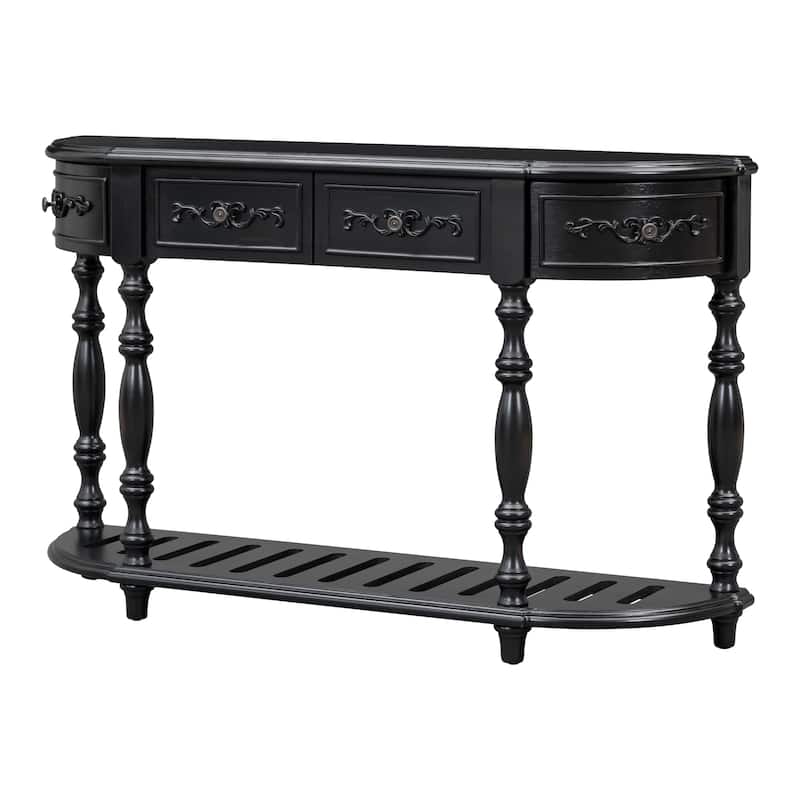 Modern and Contemporary Curved Console Table