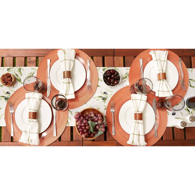 DII Anchors Print Outdoor Table Runner 14x72