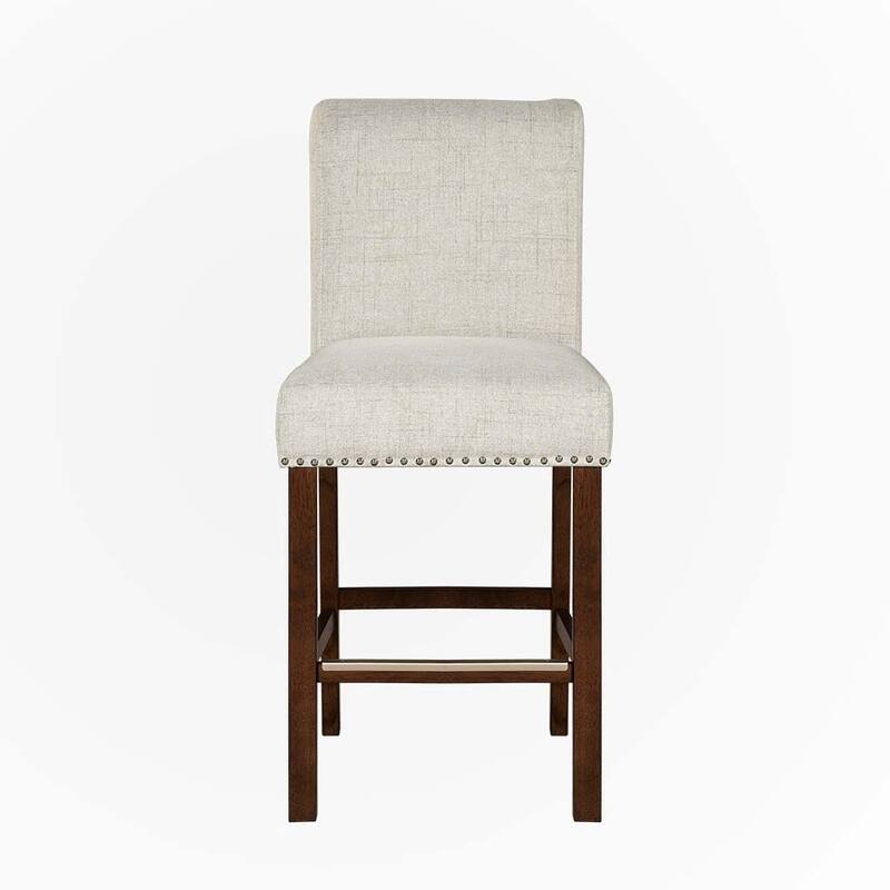 Counter Stool with Nailhead Trim Set of 2,only chairs