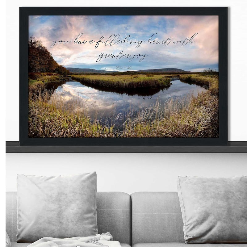 "A Greater Joy (Horizontal)" Print on Acrylic