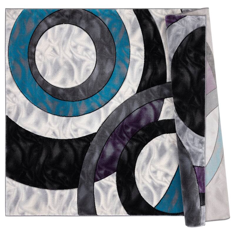 Orelsi Collection Abstract Area Rug