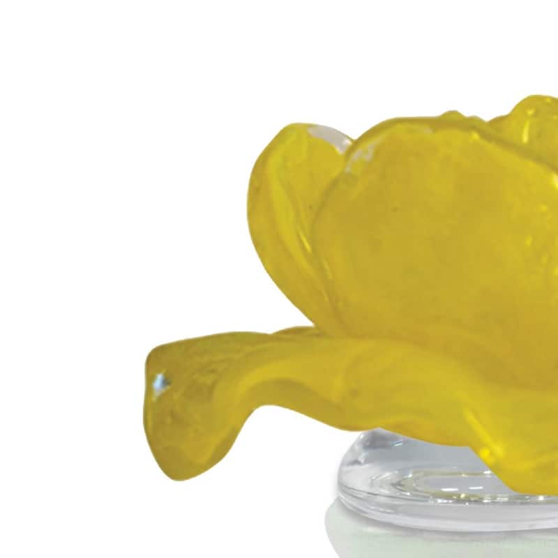 Red Rose Hand Blown Perfume Bottle