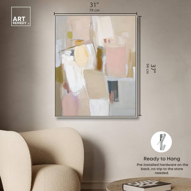 Apricot Cream II Canvas by Art Remedy