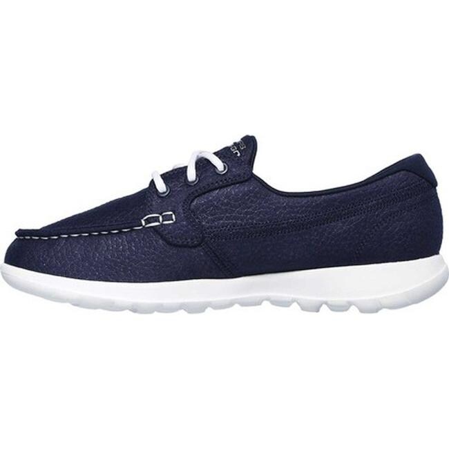 Skechers Women's GOwalk Lite Eclipse Boat Shoe Navy Skechers Women's GOwalk Lite Eclipse Boat Shoe Navy