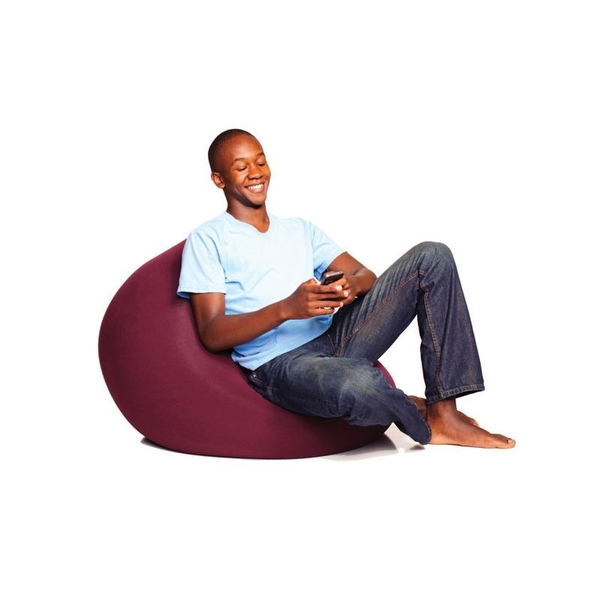 Burgundy bean bag chair new arrivals