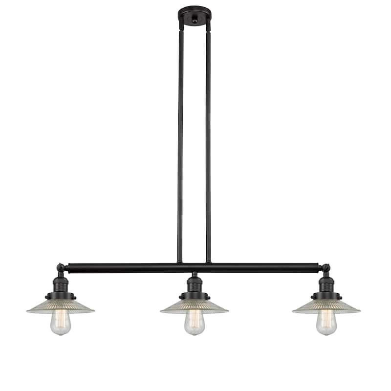 Innovations Lighting Halophane 3 Light 41" Wide Linear Chandelier