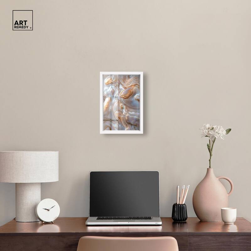 Fluid Preciousness I Shadowbox by Art Remedy