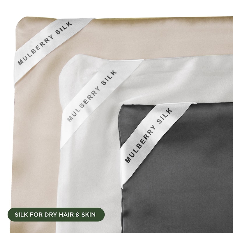 NIGHT® Dual-Sided Silk & Eucalpyptus Pillowcase
