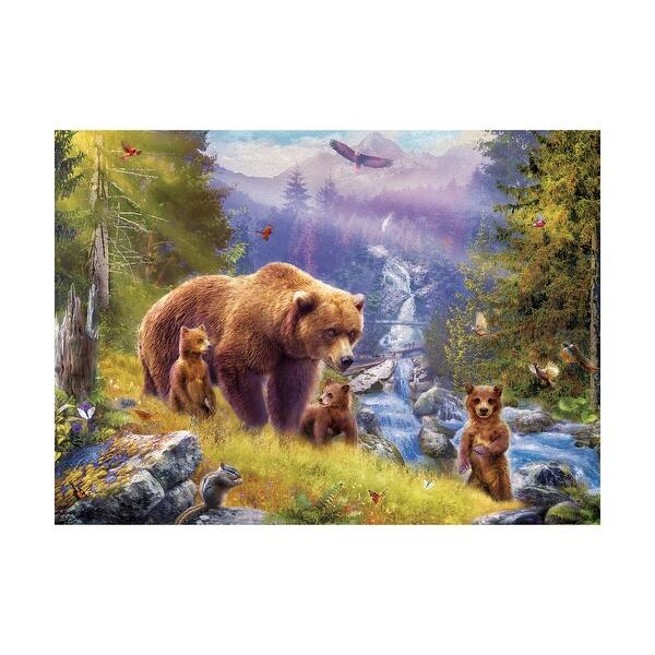 slide 2 of 5, Jan Patrik - Grizzly Cubs Large Pieces Family Puzzle - 500 Pcs - N/A