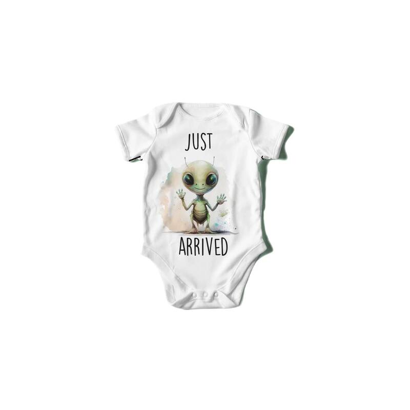 Alien - Baby Boy Girl Clothes Infant Bodysuit Funny Cute Newborn - Pink - 0-3M