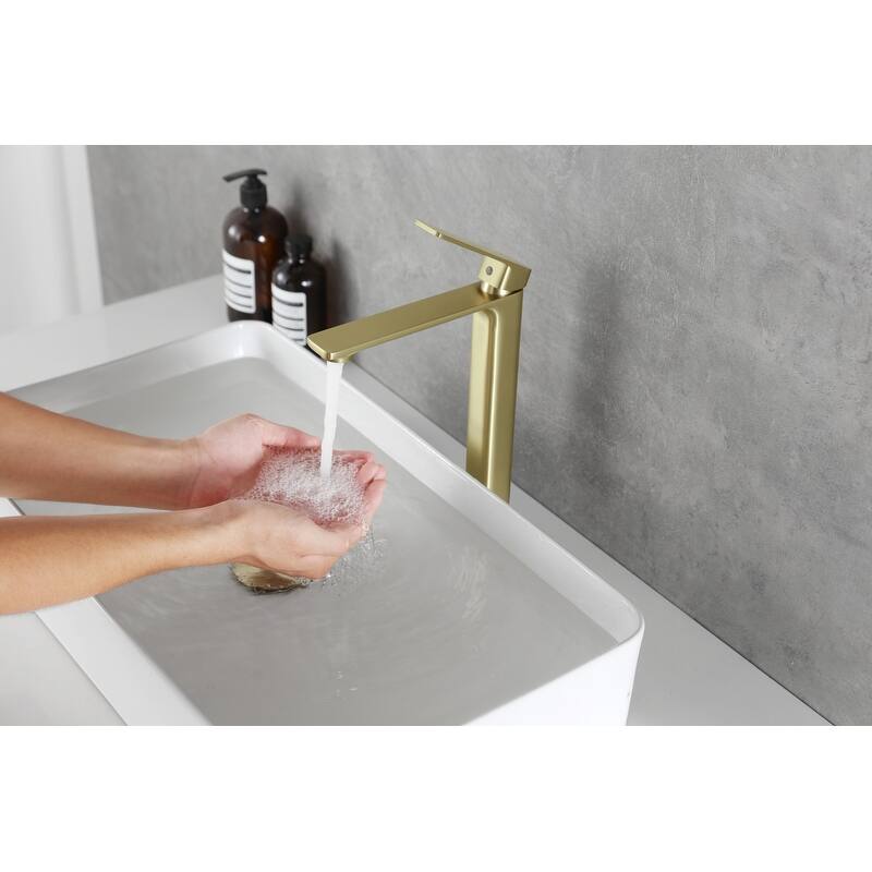 Indigo Home Single Hole Single Handle Bathroom Faucet