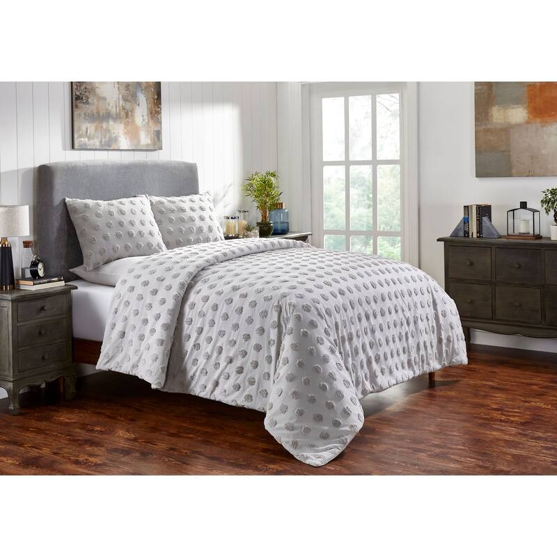 Fabstyles Venice Chenille 3 Piece Comforter Set