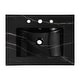 preview thumbnail 104 of 120, JONATHAN Y Aubert 3-Hole Rectangular Ceramic Single Sink Basin Vanity Top