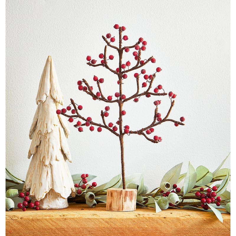 Pine Snowy Tree Decor