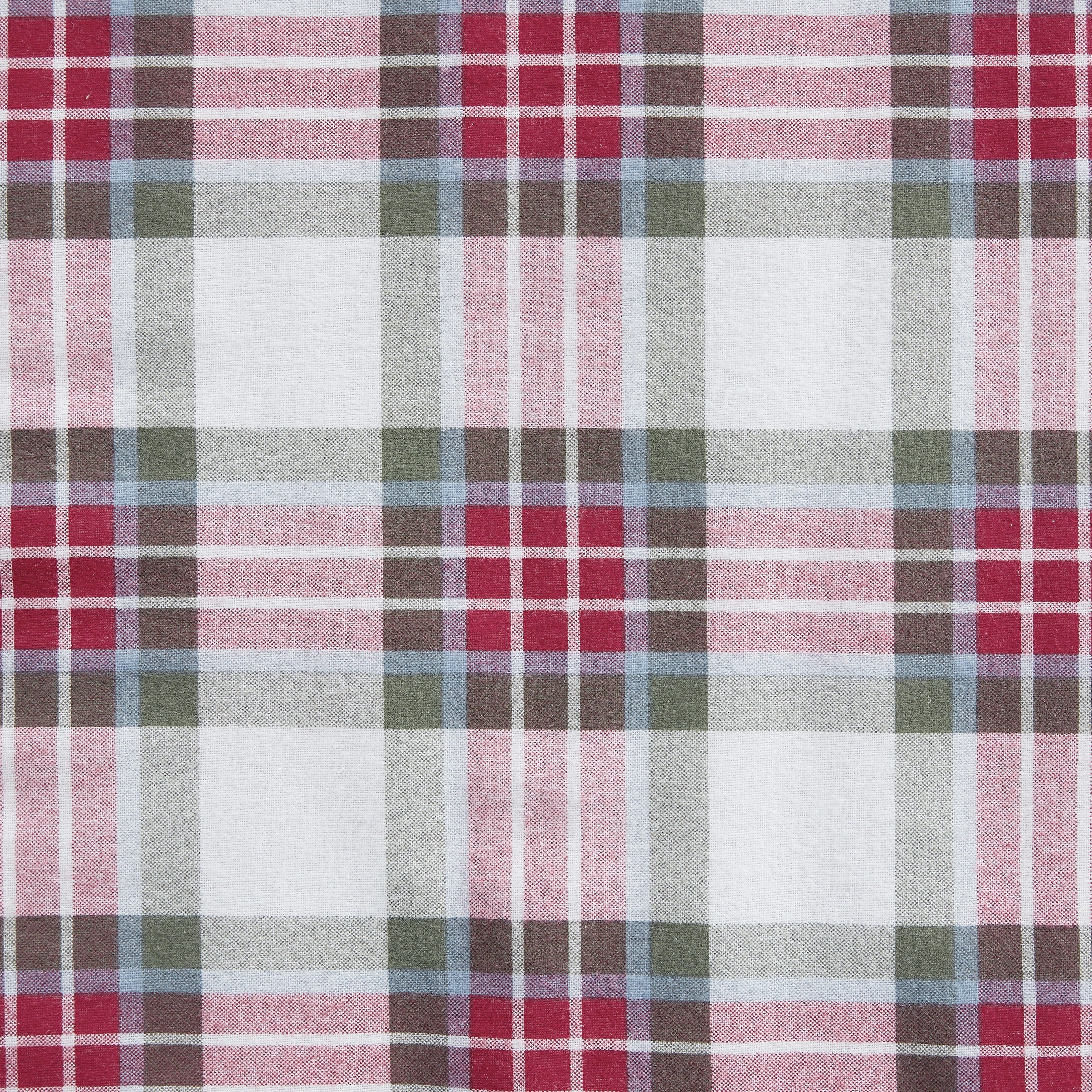 Martha Stewart Yuletide Spruce Plaid Cotton Comforter Set, Full/Queen, image size:3500x3500