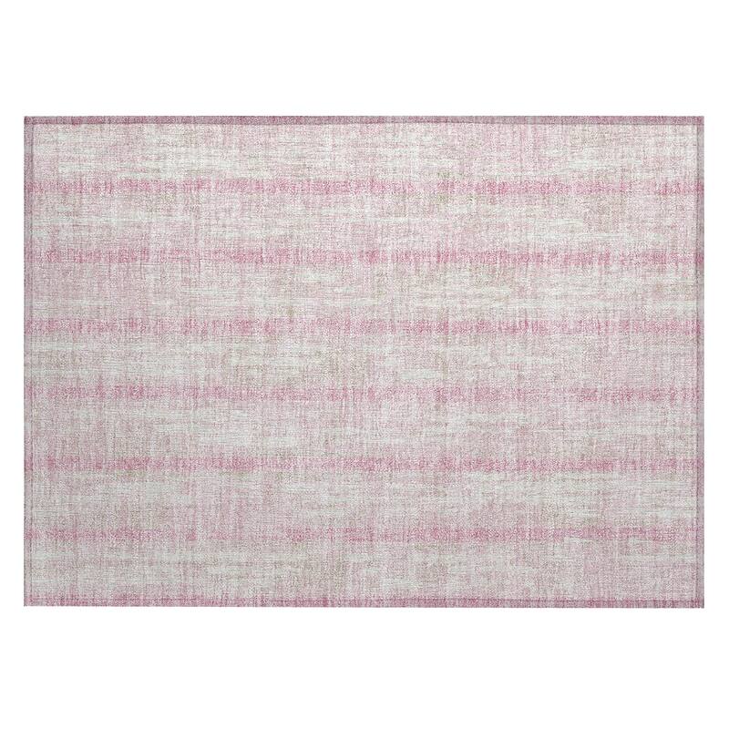 Machine Washable Indoor/ Outdoor Chantille Ombre Stripe Rug