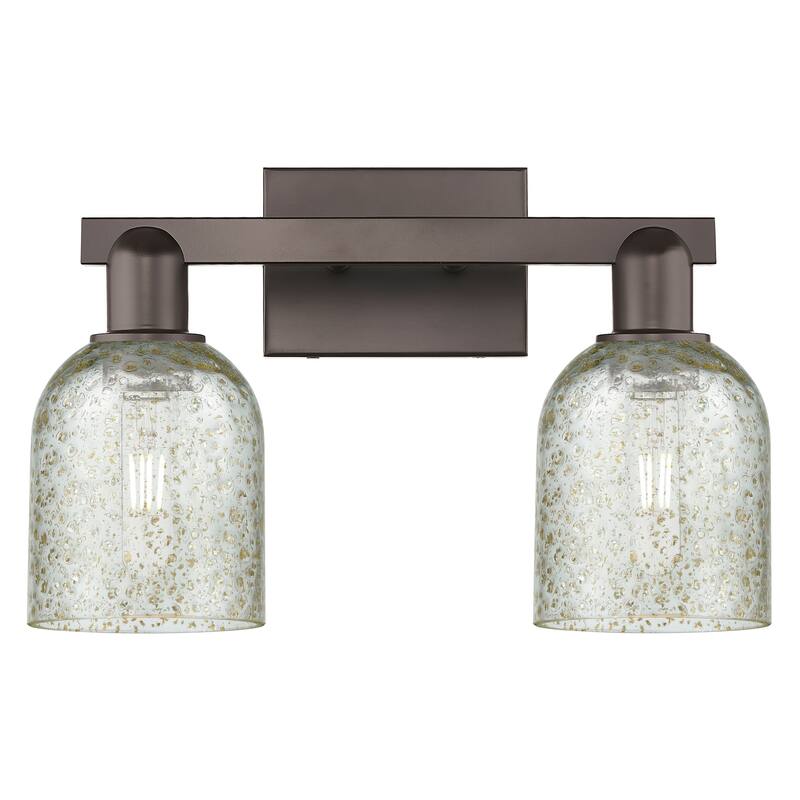 Innovations Lighting Endless Possibilities Arcadia - Caledonia - 2 Light 16" Bath Vanity Light - Oil Rubbed Bronze/Mica