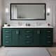 Option Green / White Quartz Top / Brushed Nickel Hardware