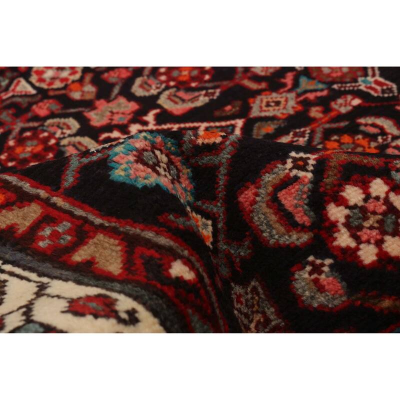 ECARPETGALLERY Hand-knotted Andelz Navy Wool Rug - 3'2 x 13'1