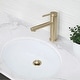 preview thumbnail 14 of 35, STYLISH Single Handle Modern Bathroom Basin Sink Faucet in Stainless Steel - Faucet Height: 6 3/8" Spout Height: 3 7/8"
