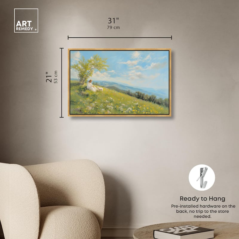 Pastoral Peace I Canvas by Art Remedy
