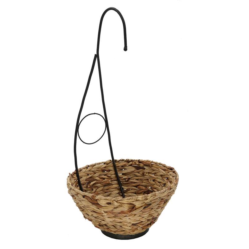 Faux Pink Azalea Hanging Basket