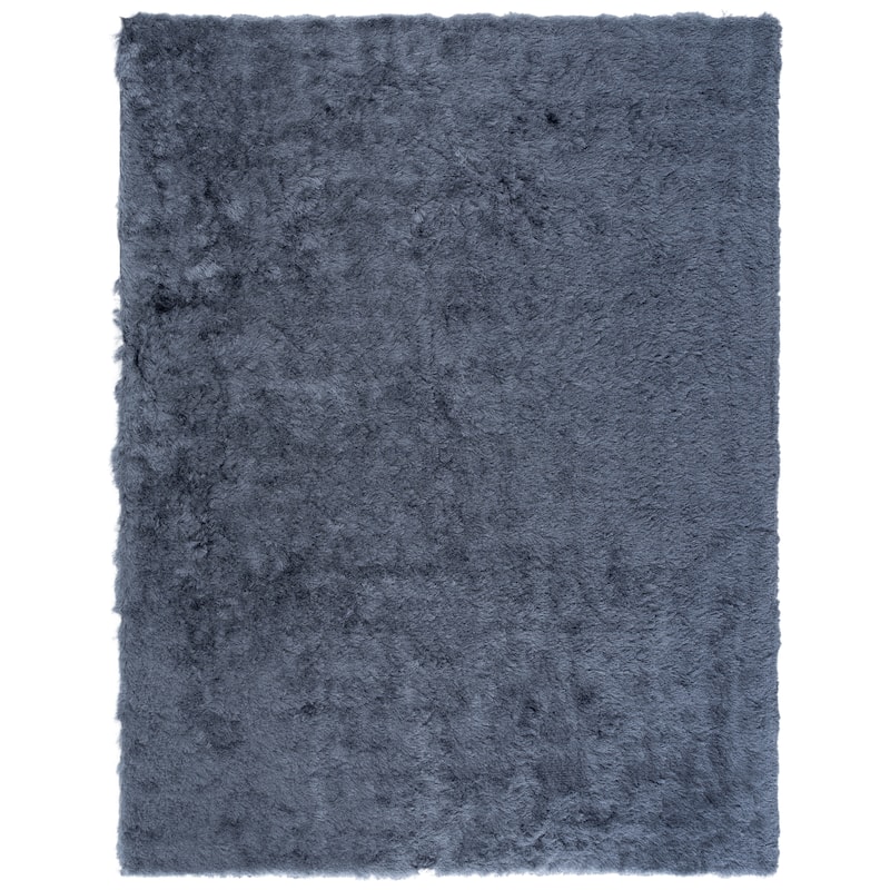 SAFAVIEH Handmade Nataly Shag Danara 2.5-inch Thick Rug - 8'6" x 12' - Slate