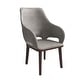 preview thumbnail 59 of 67, LeisureMod Vivara Leather Upholstered Dining Chair with Padded Seat - Mid-Century Arm Chair for Home Office Bar & Kitchen