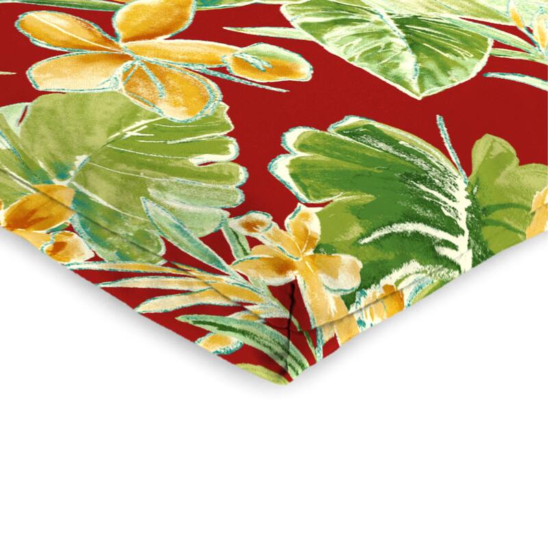 21" x 44" Outdoor Chair Cushion with Ties and Loop - 44'' L x 21'' W x 3.5'' H