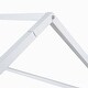 preview thumbnail 20 of 26, Cabin Style Twin Size House Platform Bed,Sturdy Metal Bed with Roof,Metal Fence Around Bed with Door