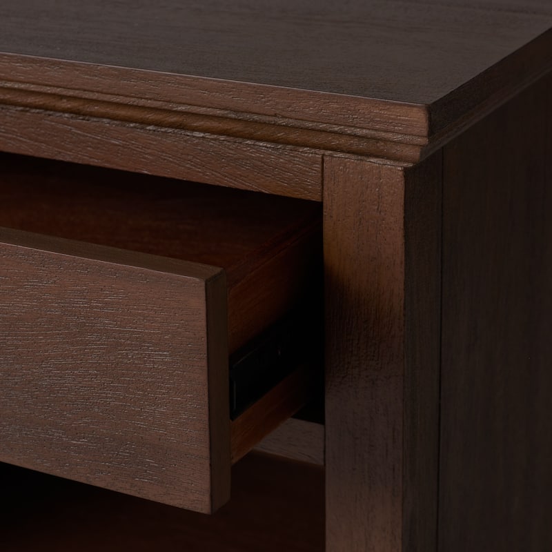 SAFAVIEH Couture Melkorka 1-Drawer Wood Nightstand