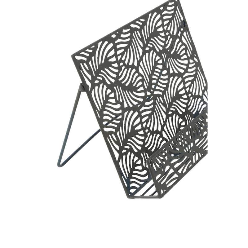 Metal Wave Cookbook Stand