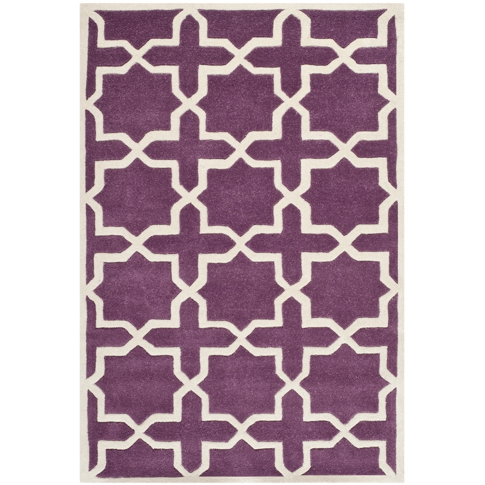 SAFAVIEH Handmade Chatham Begie Modern Moroccan Wool Rug