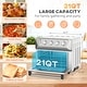 preview thumbnail 5 of 7, HOMCOM 7-in-1 21 qt. Air Fryer Toaster Oven Combo 1800W, 4 Slice Toaster Oven