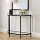 preview thumbnail 3 of 5, Carson Carrington Iron Black Console Table