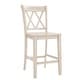 preview thumbnail 25 of 58, Eleanor X-Back Wood Counter Chairs (Set of 2) by iNSPIRE Q Classic Antique Black