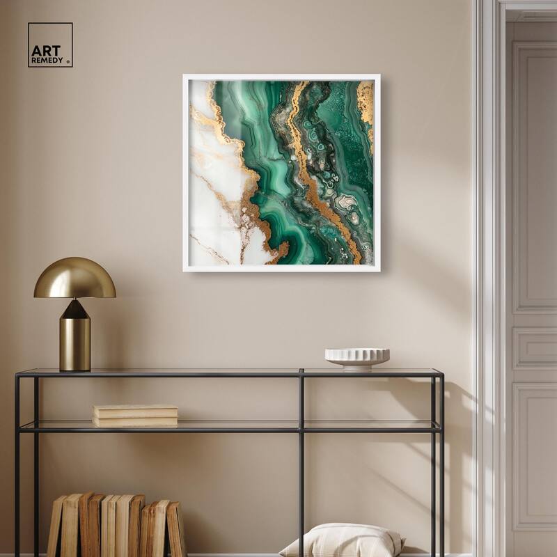 Malachite Majesty Shadowbox by Art Remedy