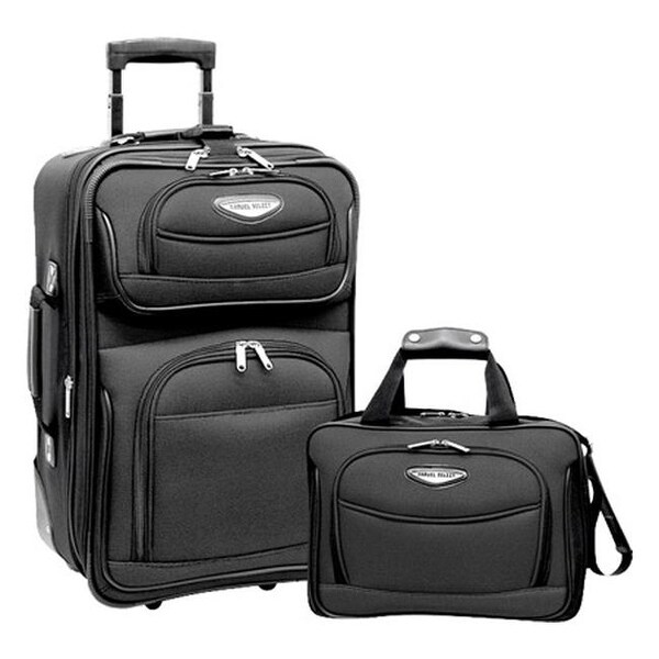 Traveler's choice amsterdam 2 piece luggage set Clearance