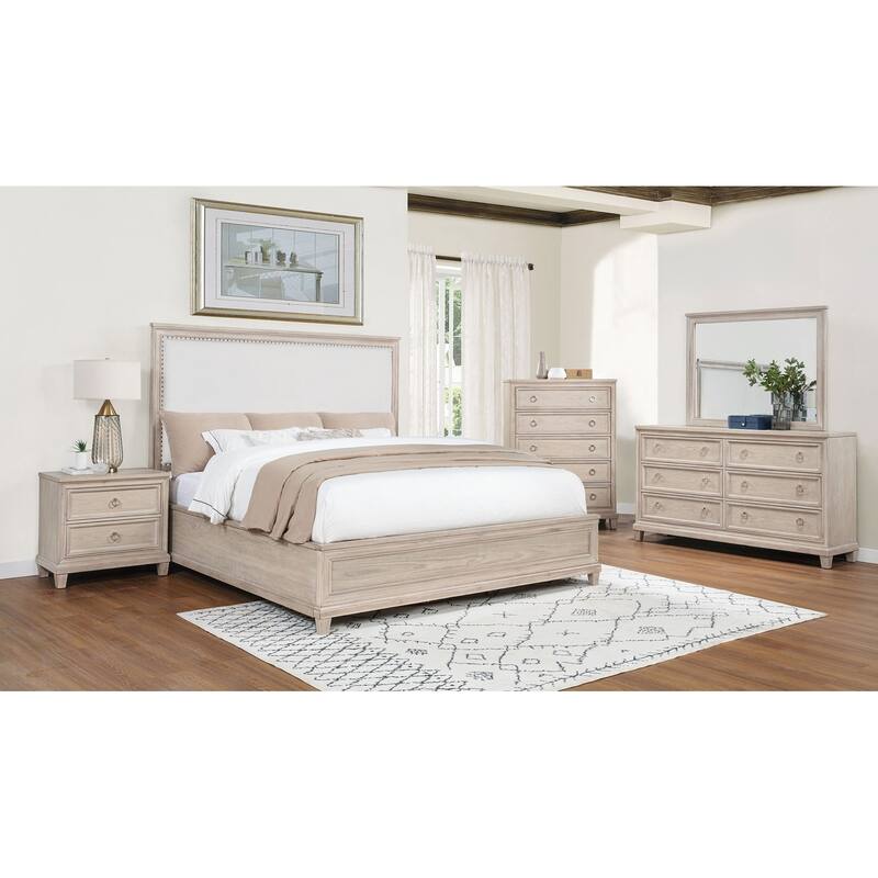 Pembroke Bedroom Set Washed Oak