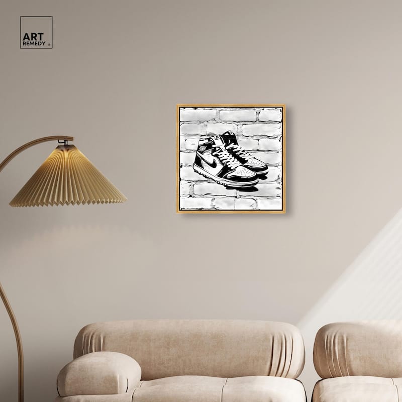 Brick City Jordans Canvas by Art Remedy