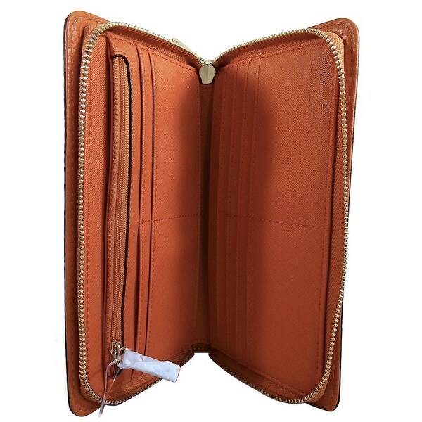 michael kors hamilton wallet orange