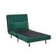 preview thumbnail 10 of 9, Velvet Sleeper Chair - 3-Position Backrest, Converts to Bed in 10 Sec, Includes Pillow Space-Saving Sleeper sofa.