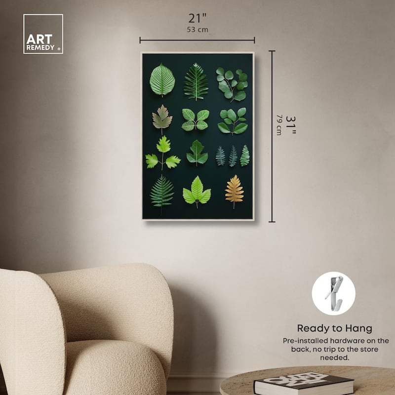 Leaf Library I Canvas by Art Remedy