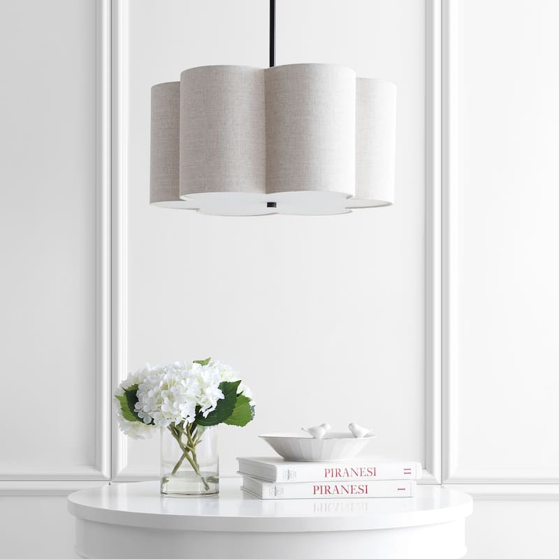 Coquille 20" Adjustable Metal LED Pendant, Oil Rubbed Bronze by JONATHAN Y
