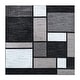 preview thumbnail 97 of 135, World Rug Gallery Contemporary Modern Boxed Color Block Area Rug