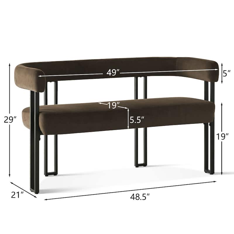 Velvet 48.5" Bench
