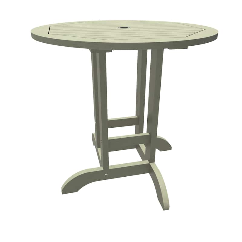 Highwood Commercial Grade 36" Round Counter Height Bistro Dining Table - Eucalyptus